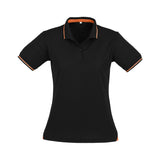 Fashion Biz P226LS Womens Jet Short Sleeve Polo