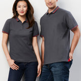 Fashion Biz P226MS Mens Jet Short Sleeve Polo