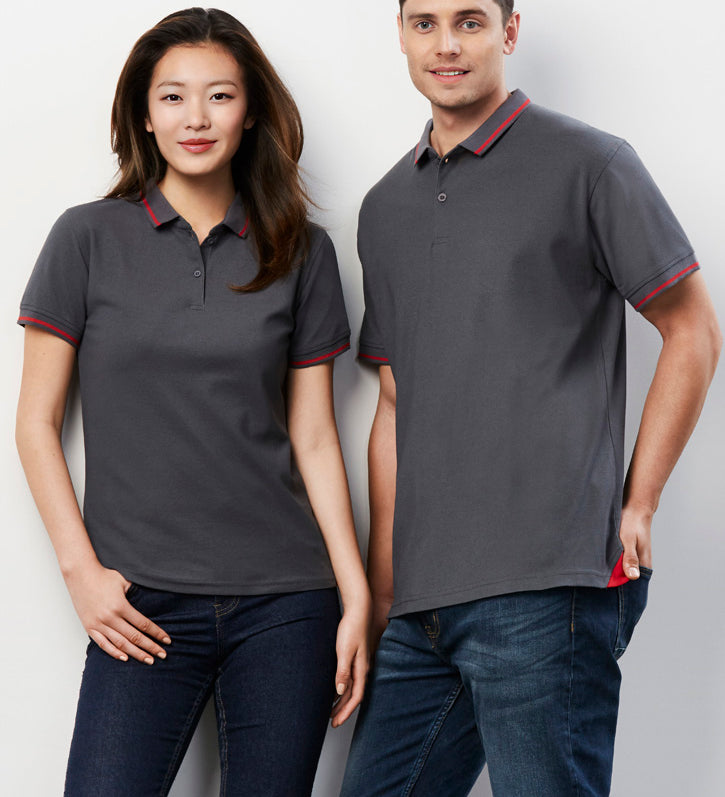 Fashion Biz P226MS Mens Jet Short Sleeve Polo