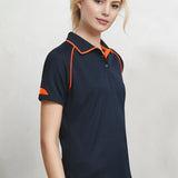Fashion Biz P29022 Womens Fusion Short Sleeve Polo