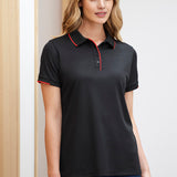 Fashion Biz P313LS Womens Focus Short Sleeve Polo