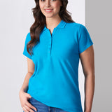 Fashion Biz P400LS Womens Crew Short Sleeve Polo