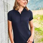 Womens Crew Short Sleeve Polo