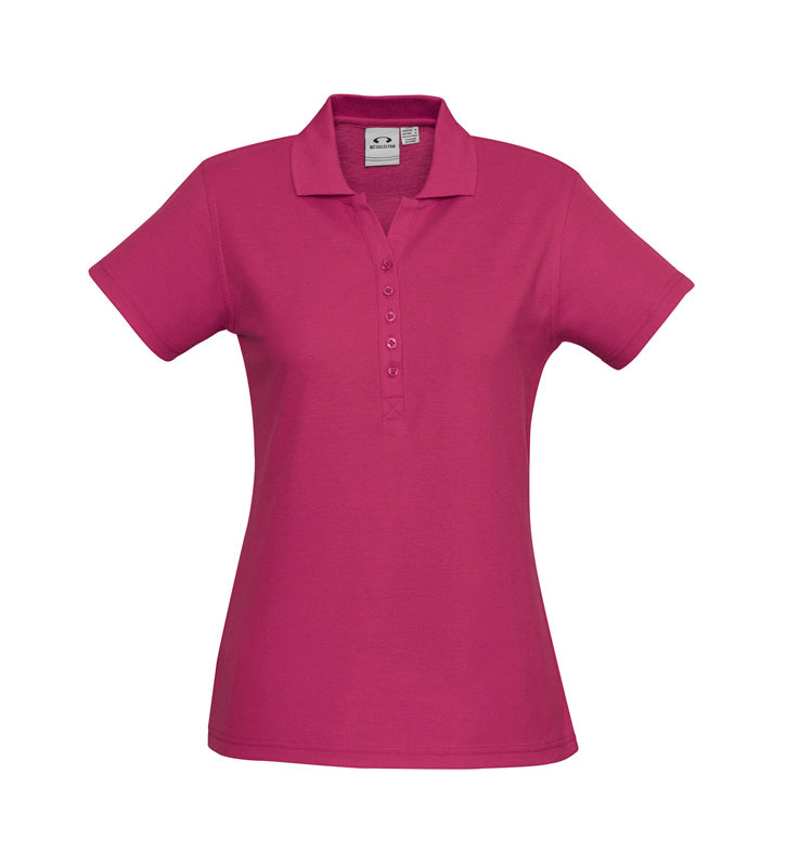 Fashion Biz P400LS Womens Crew Short Sleeve Polo