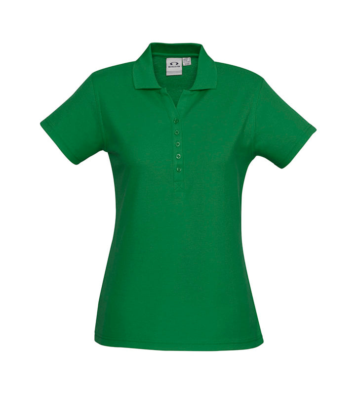 Fashion Biz P400LS Womens Crew Short Sleeve Polo