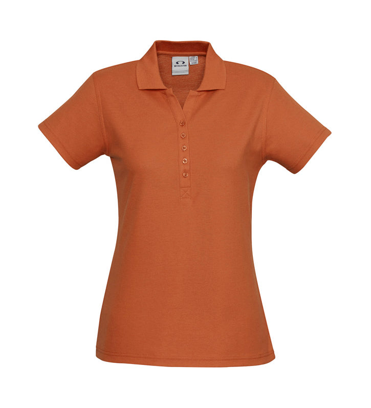 Fashion Biz P400LS Womens Crew Short Sleeve Polo