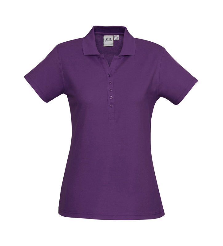 Fashion Biz P400LS Womens Crew Short Sleeve Polo