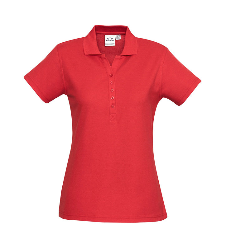 Fashion Biz P400LS Womens Crew Short Sleeve Polo