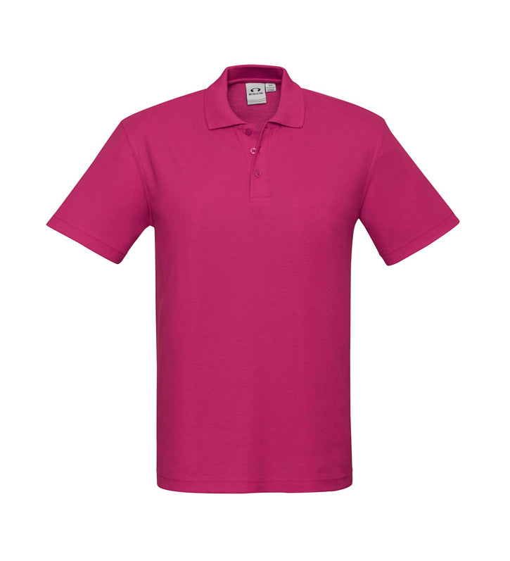 Mens Crew Short Sleeve Polo