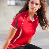 Fashion Biz P405LS Womens Razor Short Sleeve Polo