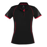 Fashion Biz P405LS Womens Razor Short Sleeve Polo