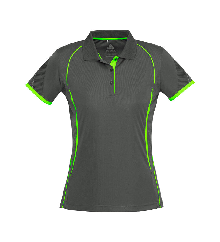 Fashion Biz P405LS Womens Razor Short Sleeve Polo