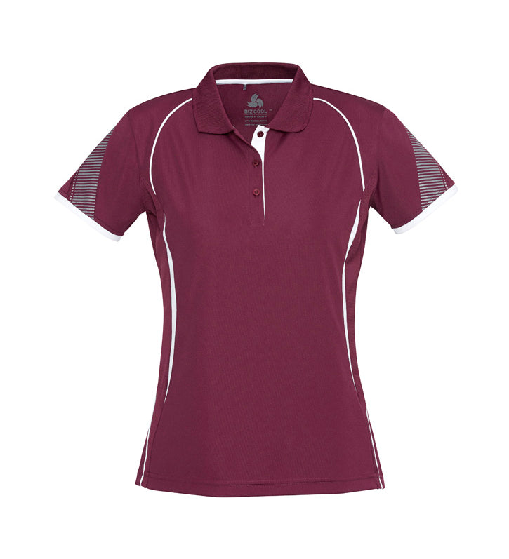 Fashion Biz P405LS Womens Razor Short Sleeve Polo