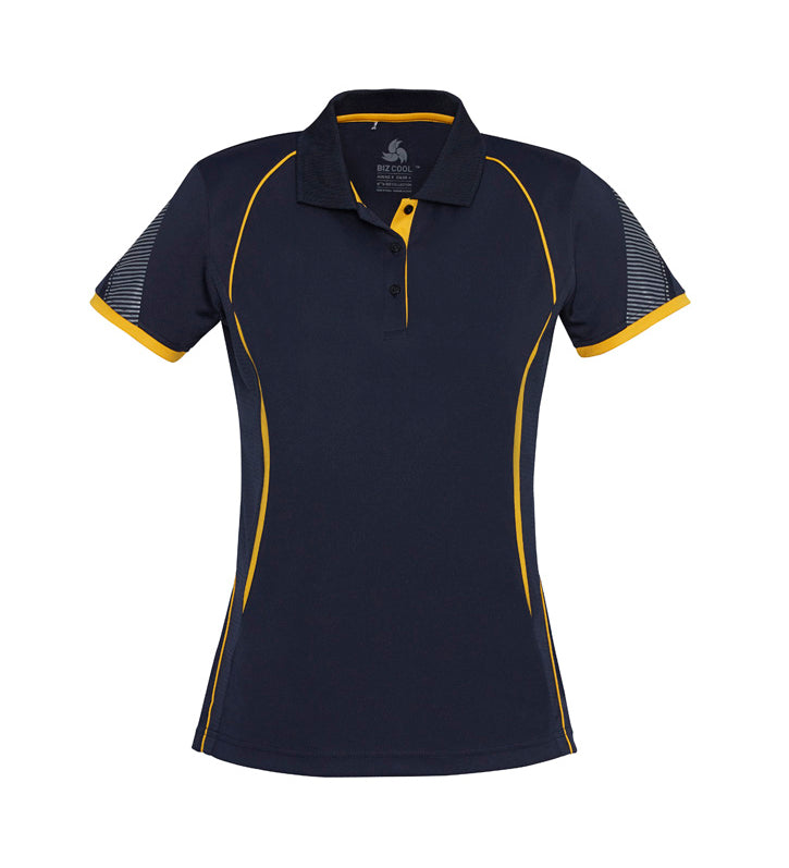Fashion Biz P405LS Womens Razor Short Sleeve Polo