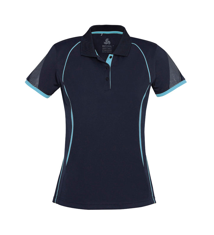 Fashion Biz P405LS Womens Razor Short Sleeve Polo