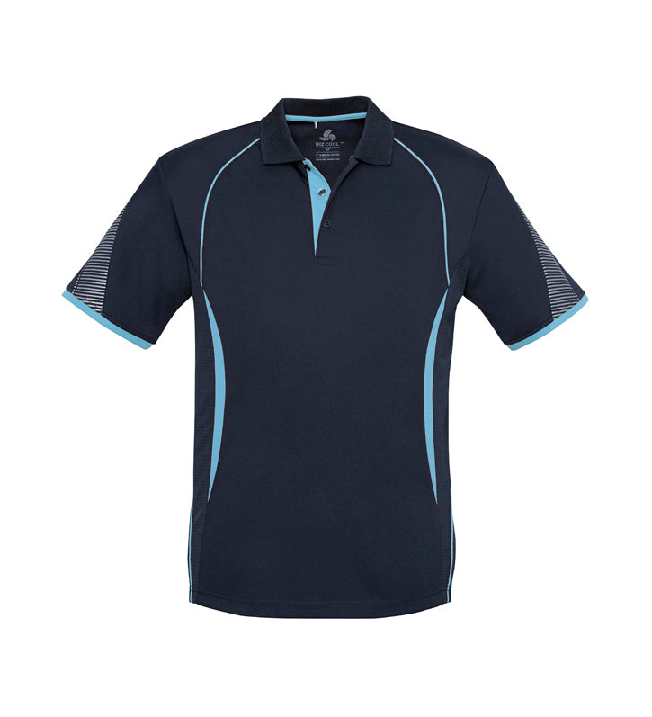 Fashion Biz P405MS Mens Razor Short Sleeve Polo