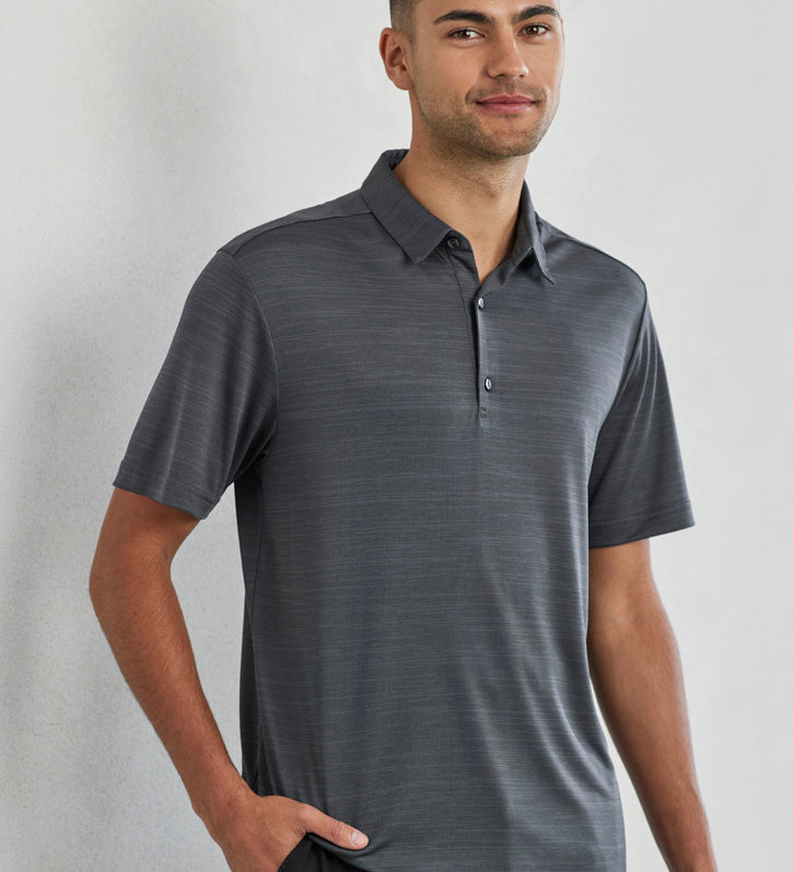 Fashion Biz P410MS Mens Orbit Short Sleeve Polo
