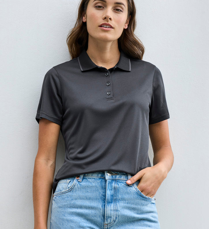 Womens Echo Short Sleeve Polo