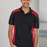 Fashion Biz P413US Unisex Grid Short Sleeve Polo