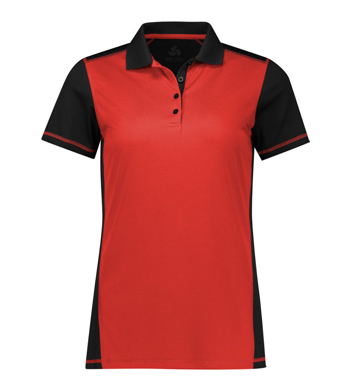 Fashion Biz P419LS Womens Dart Short Sleeve Polo