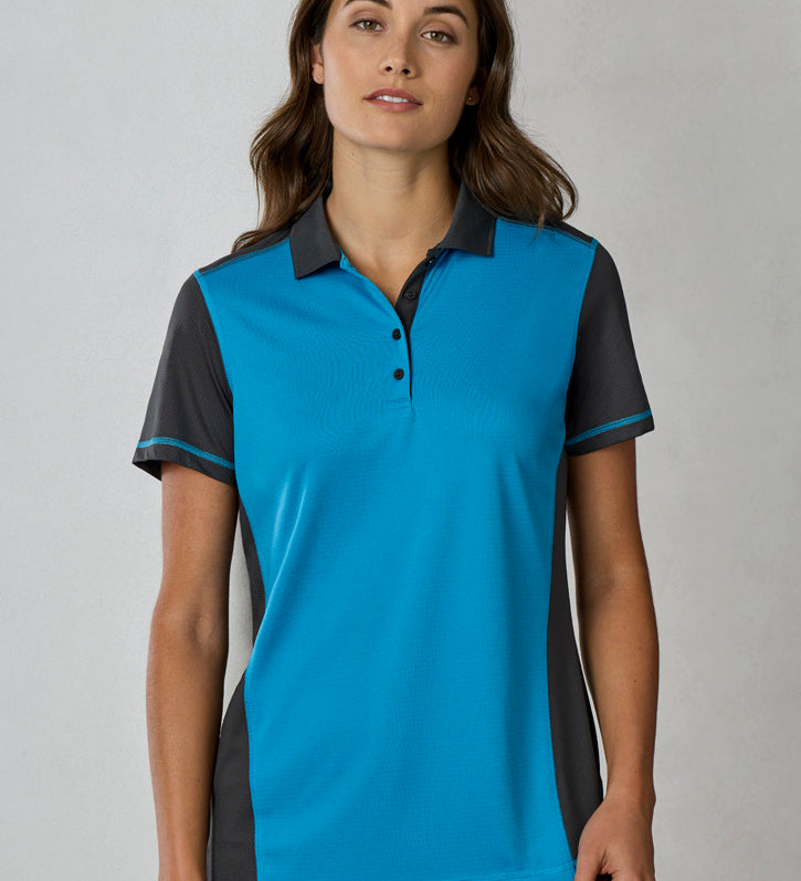 Fashion Biz P419LS Womens Dart Short Sleeve Polo