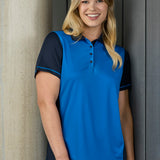 Fashion Biz P419LS Womens Dart Short Sleeve Polo
