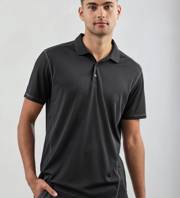 Fashion Biz P419MS Mens Dart Short Sleeve Polo