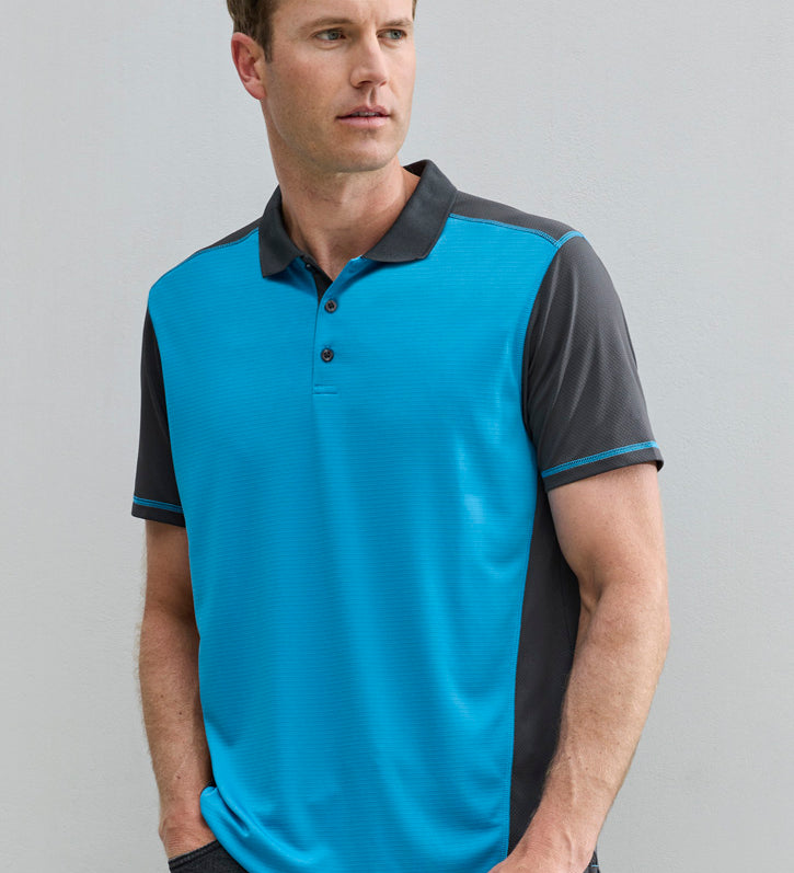 Fashion Biz P419MS Mens Dart Short Sleeve Polo