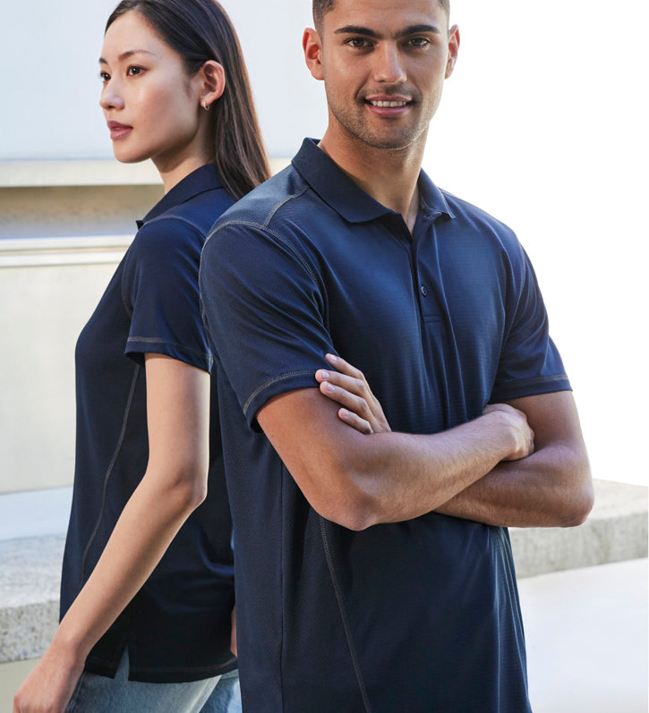 Mens Dart Short Sleeve Polo