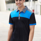 Fashion Biz P500MS Mens Charger Short Sleeve Polo
