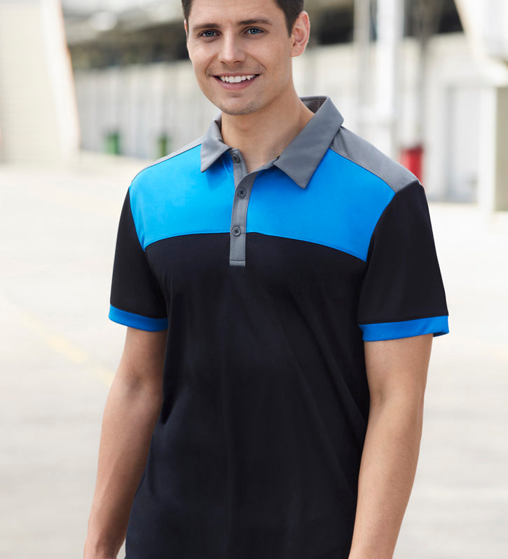 Fashion Biz P500MS Mens Charger Short Sleeve Polo