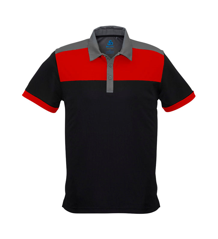 Fashion Biz P500MS Mens Charger Short Sleeve Polo