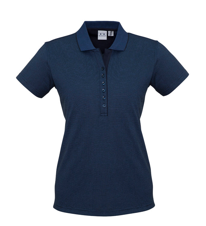 Womens Shadow Short Sleeve Polo