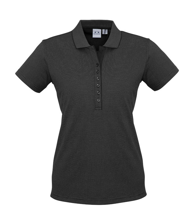 Fashion Biz P501LS Womens Shadow Short Sleeve Polo