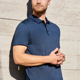 Fashion Biz P501MS Mens Shadow Short Sleeve Polo
