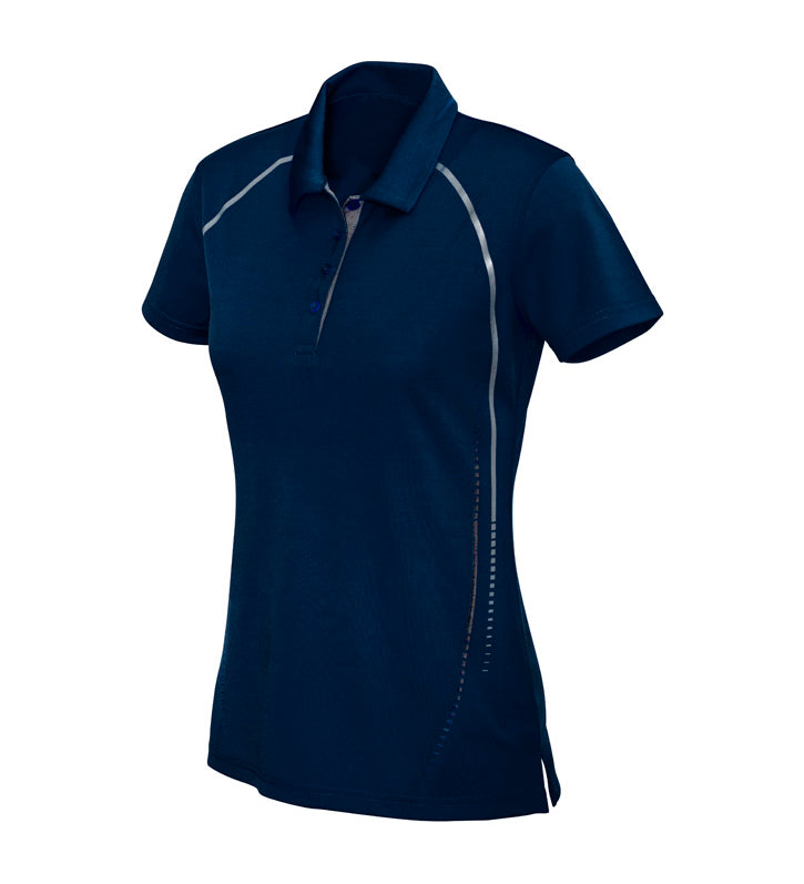 Fashion Biz P604LS Womens Cyber Short Sleeve Polo