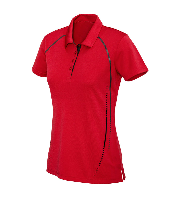 Fashion Biz P604LS Womens Cyber Short Sleeve Polo