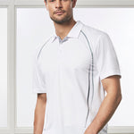 Mens Cyber Short Sleeve Polo