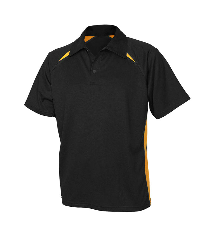 Mens Splice Short Sleeve Polo
