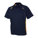 Fashion Biz P7700 Mens Splice Short Sleeve Polo