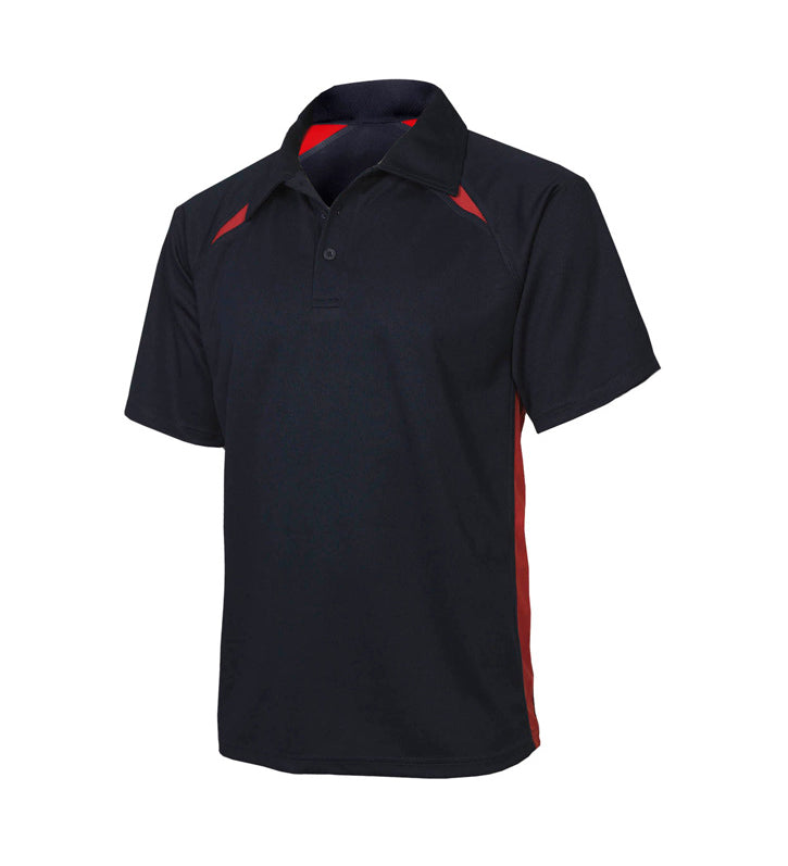Fashion Biz P7700 Mens Splice Short Sleeve Polo