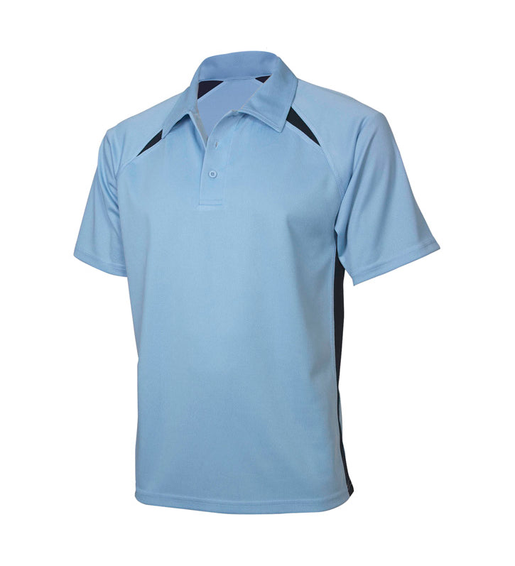 Fashion Biz P7700 Mens Splice Short Sleeve Polo