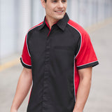 Fashion Biz S10112 Mens Nitro Short Sleeve Shirt