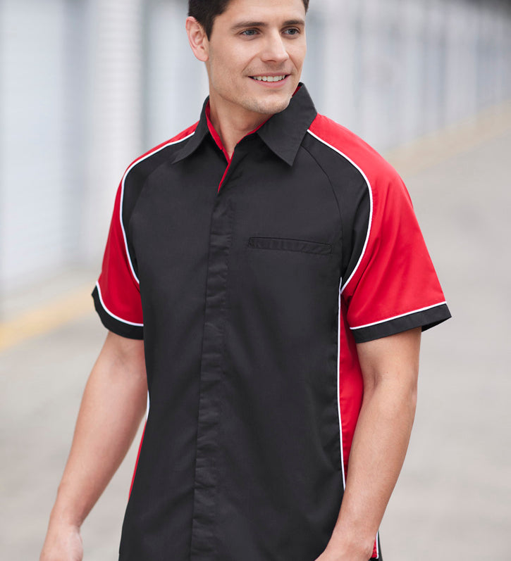 Fashion Biz S10112 Mens Nitro Short Sleeve Shirt