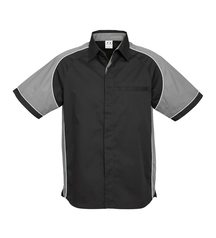 Fashion Biz S10112 Mens Nitro Short Sleeve Shirt