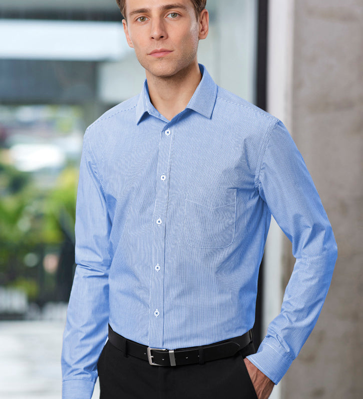 Fashion Biz S812ML Mens Euro Long Sleeve Shirt