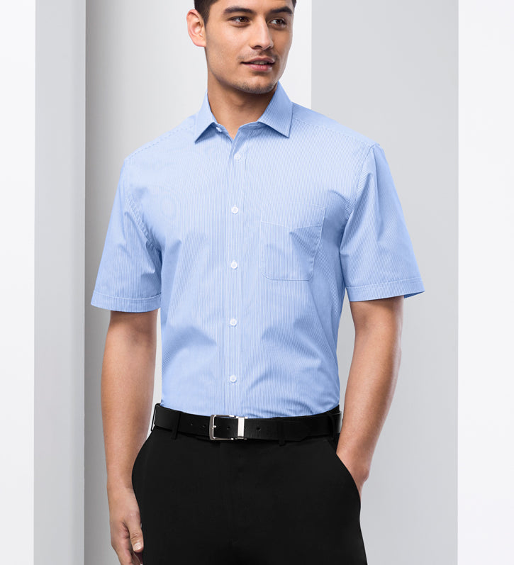 Mens Euro Short Sleeve Shirt