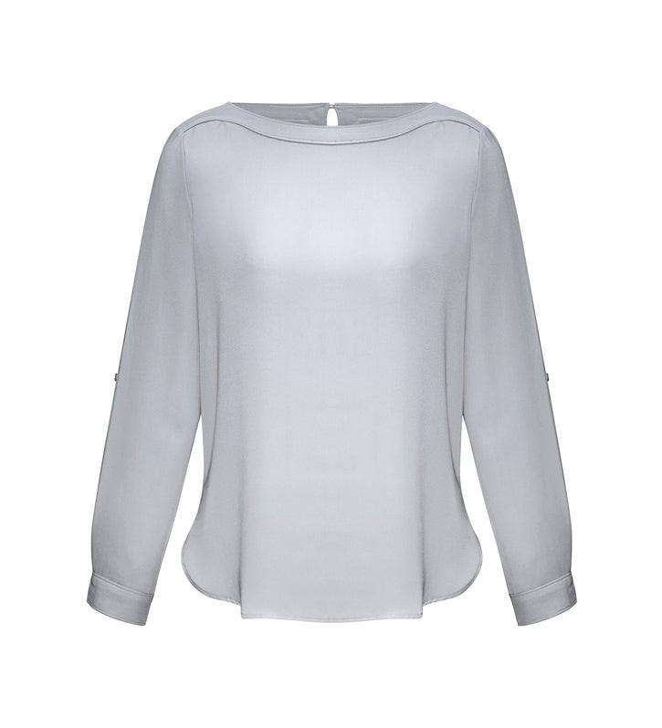 Fashion Biz S828LL Womens Madison Boatneck Top