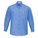 Mens Chambray Long Sleeve Shirt