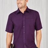 Fashion Biz SH3603 Mens Oasis Short Sleeve Shirt